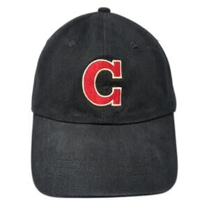 Headshot Baseball Cap Black One Size The Craig School Embroidered Slideback Hat